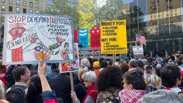 NYC Trump Policies Protest