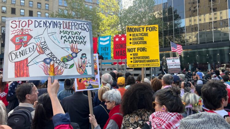 NYC Trump Policies Protest